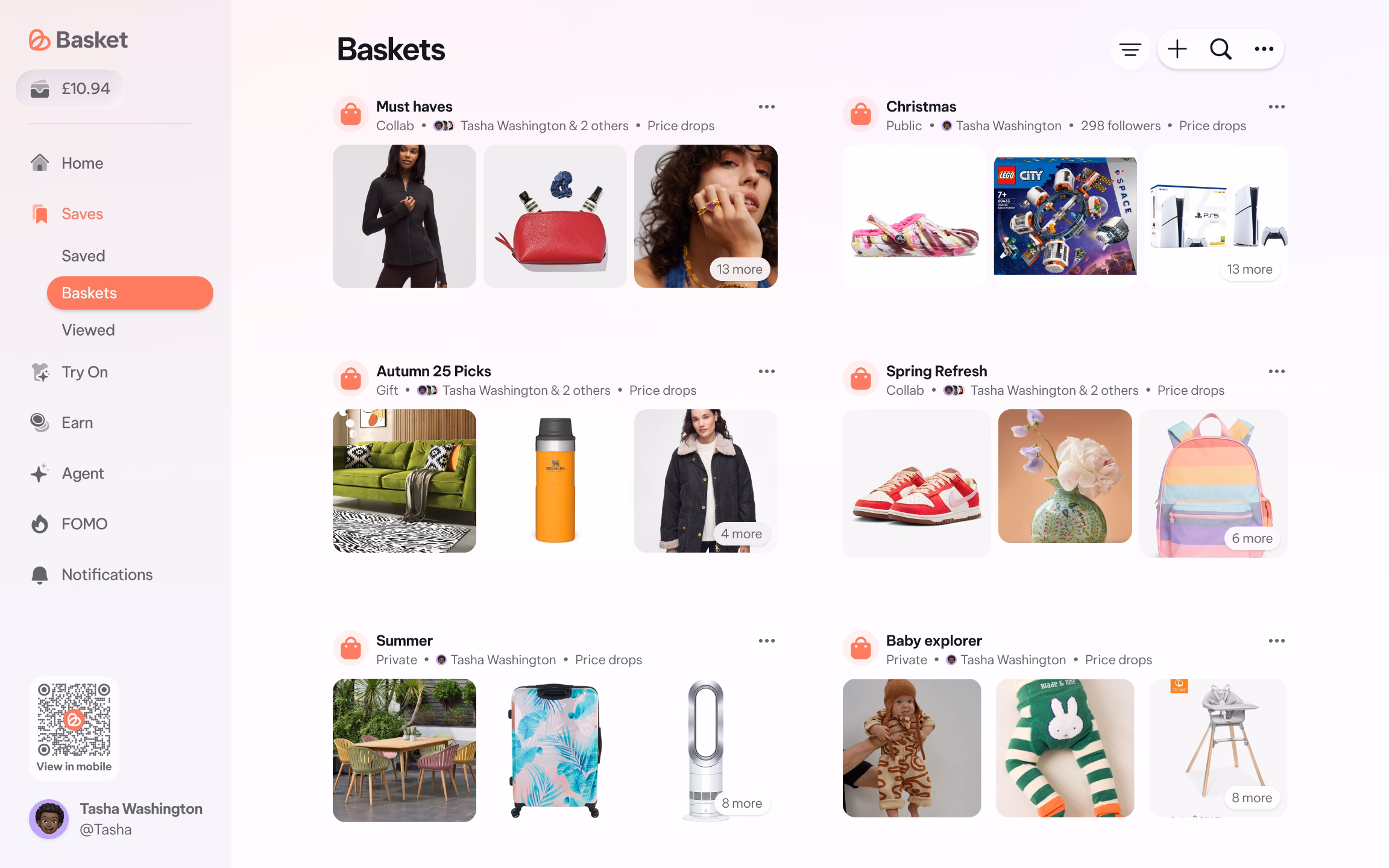 Basket – organised baskets